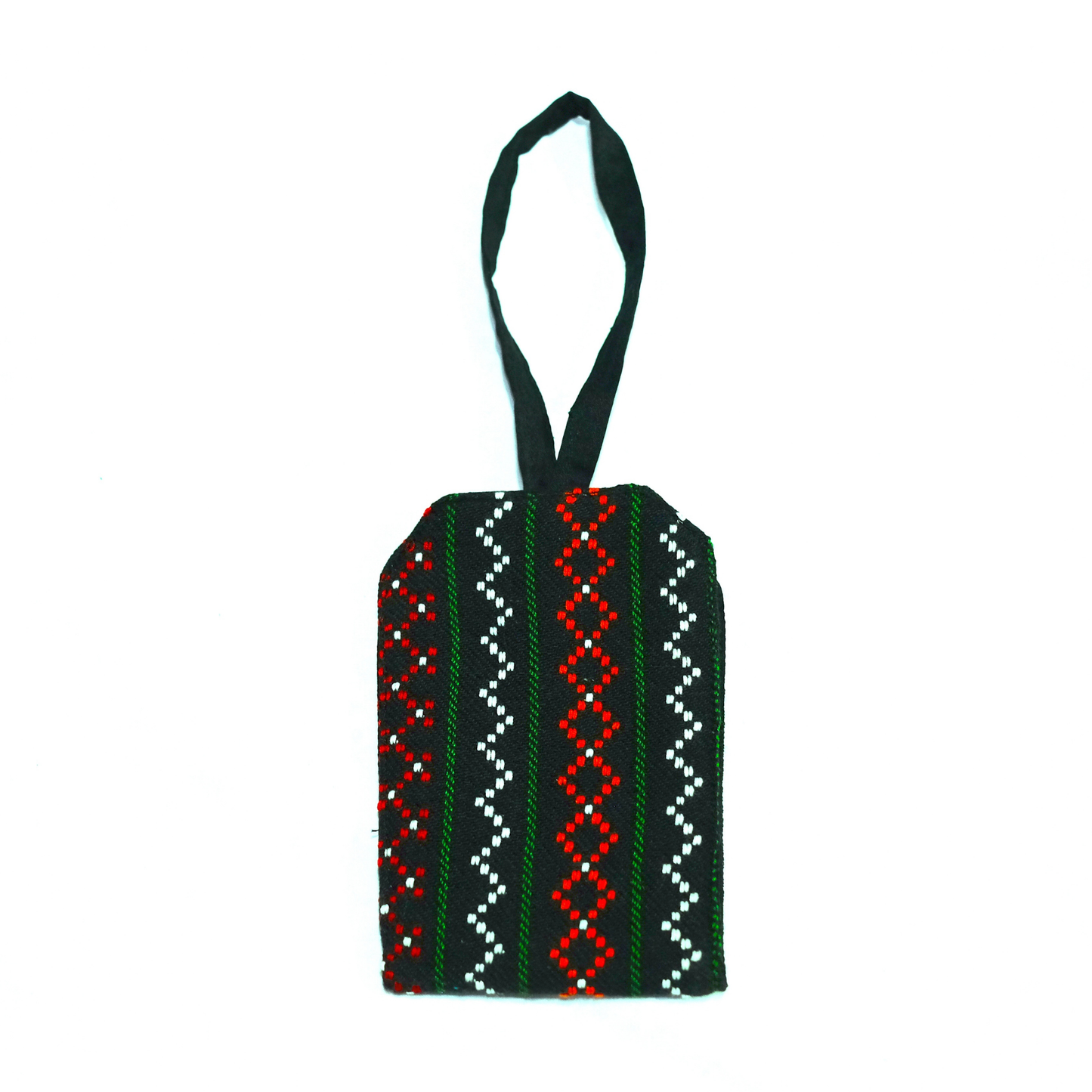 Unique Nepali Dhaka Fabric Luggage Tags