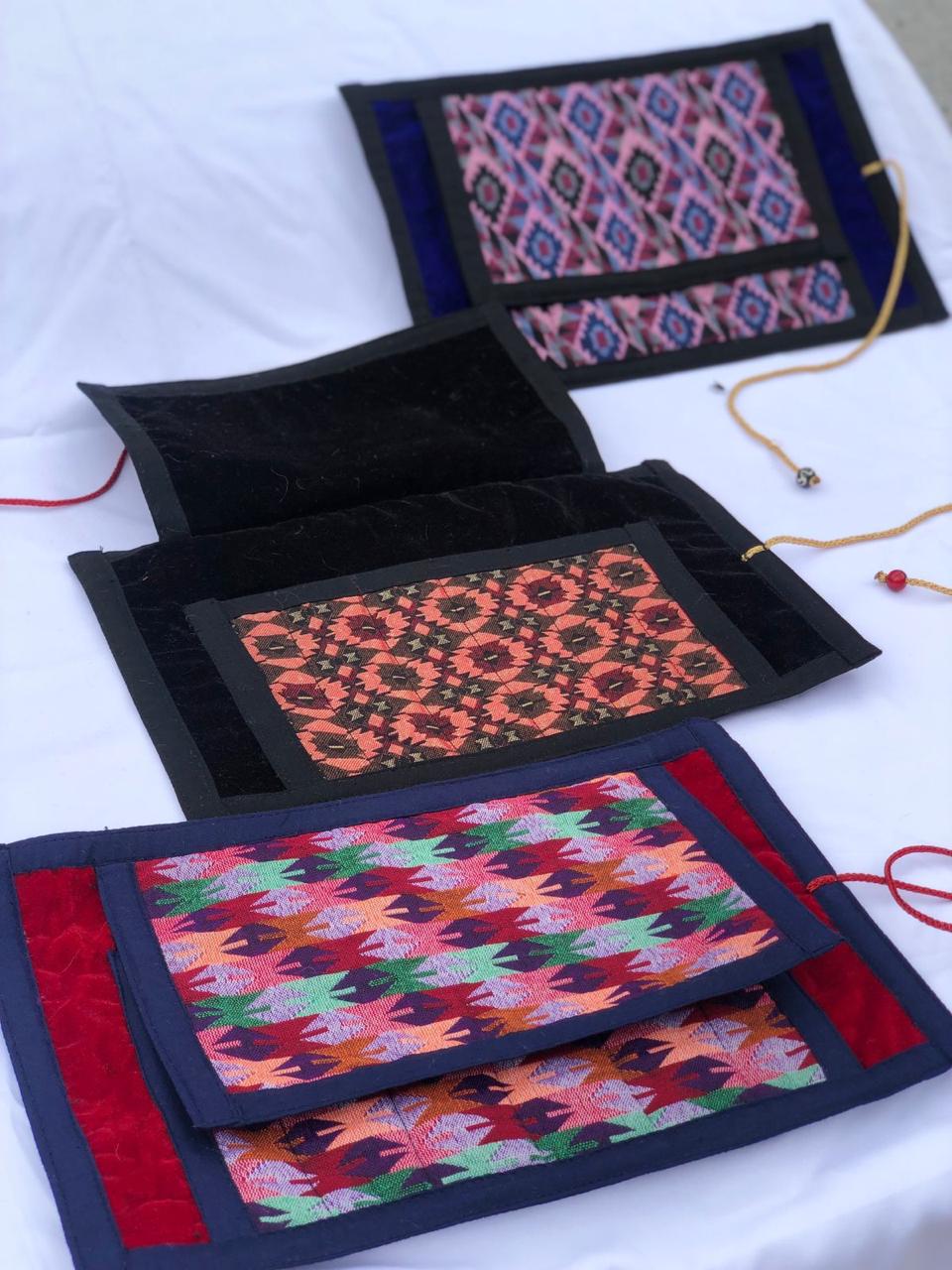 PREORDER: Velvet - Lined Dhaka Pen Sleeves