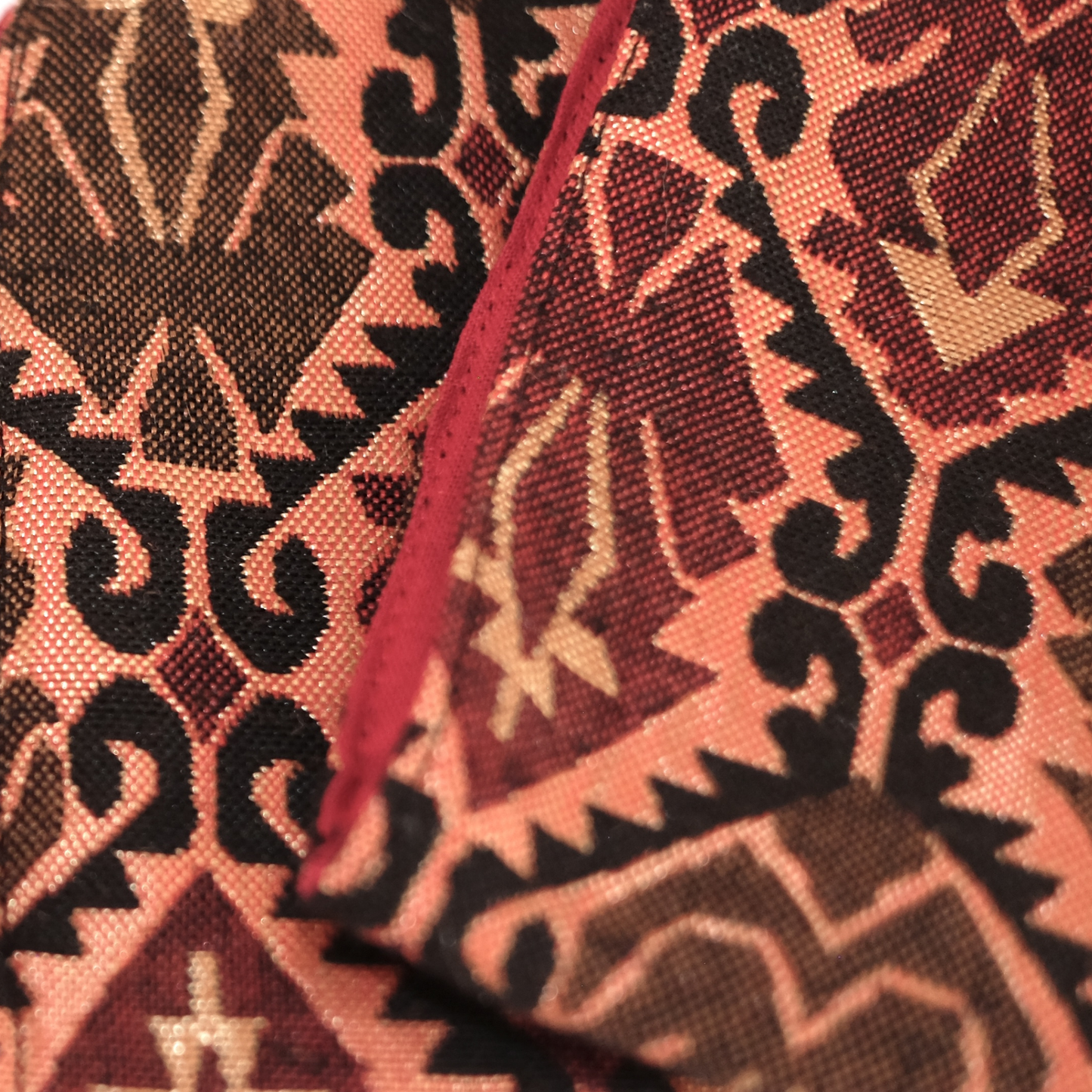 Unique Nepali Dhaka Fabric Luggage Tags