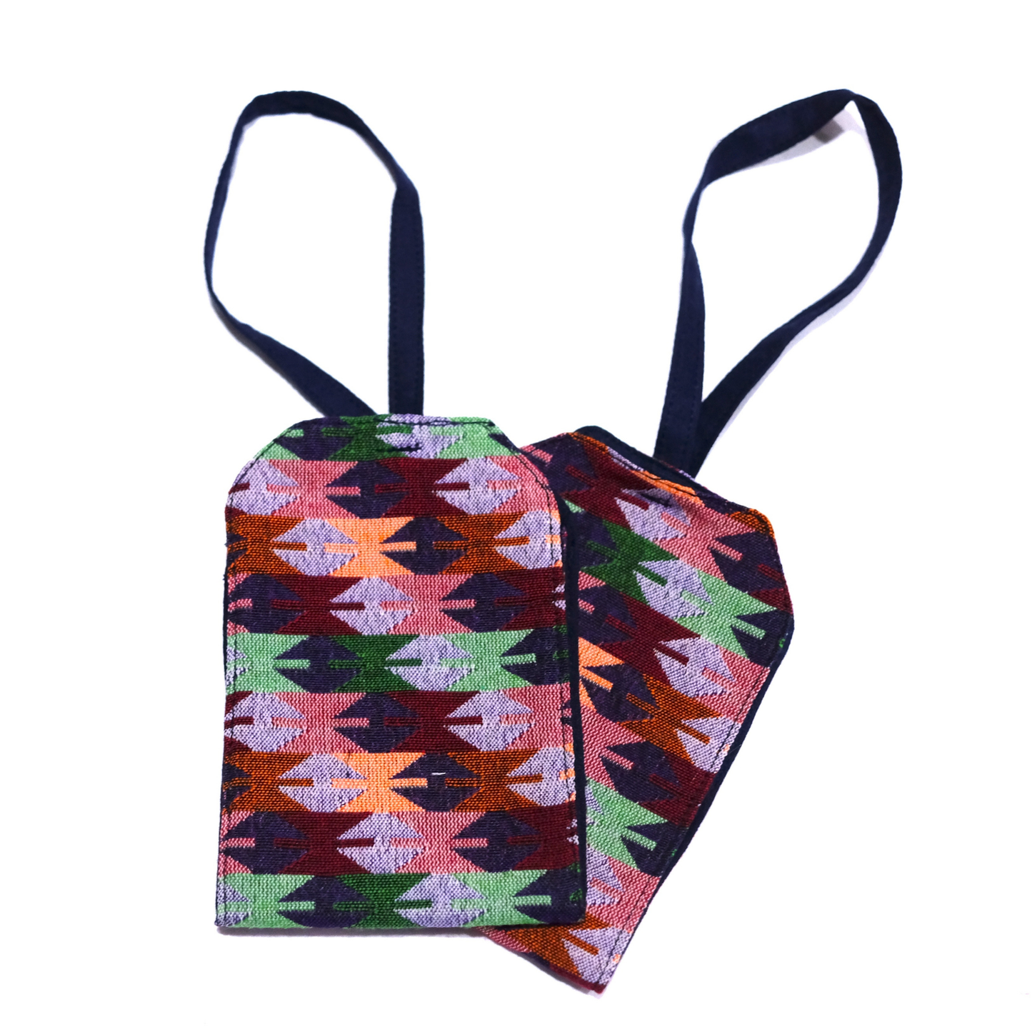 Unique Nepali Dhaka Fabric Luggage Tags