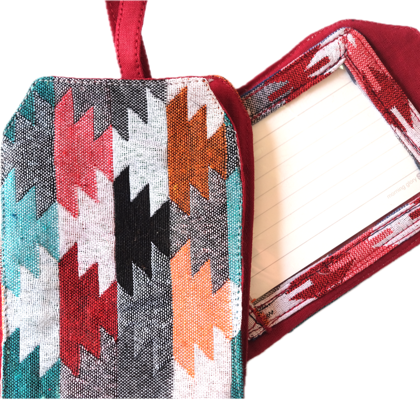 Unique Nepali Dhaka Fabric Luggage Tags