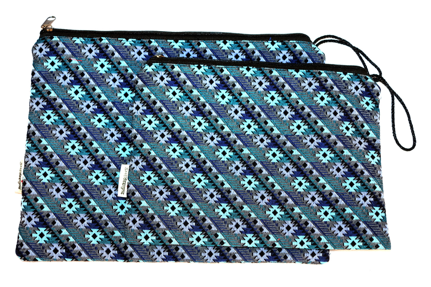 Medium or Large zippered Dhaka Fabric Bag