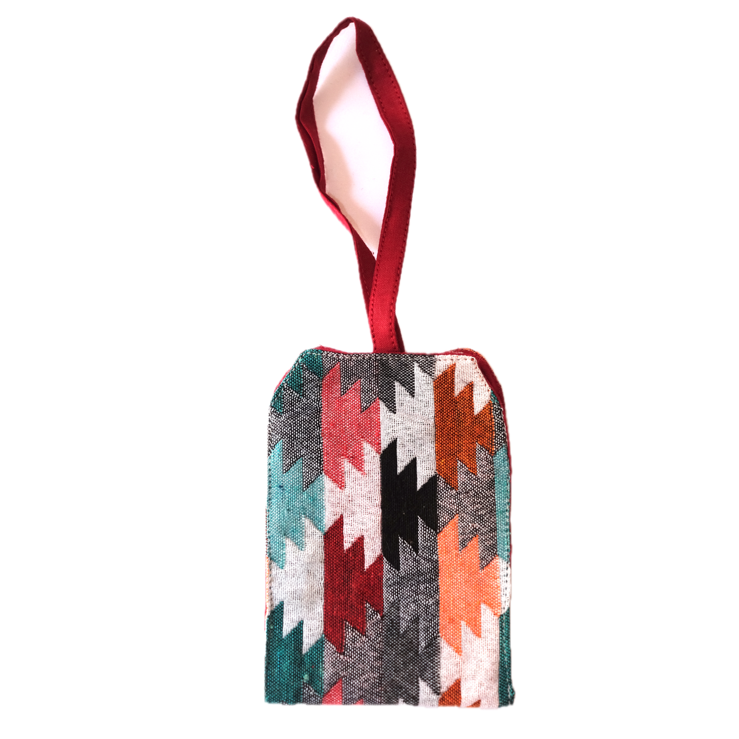 Unique Nepali Dhaka Fabric Luggage Tags